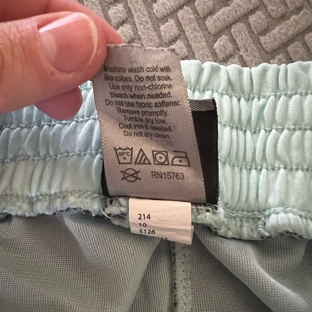 GUC C9 Champion Mesh Lined Mint and Grey Running Shorts, Large - Picture 6 of 8